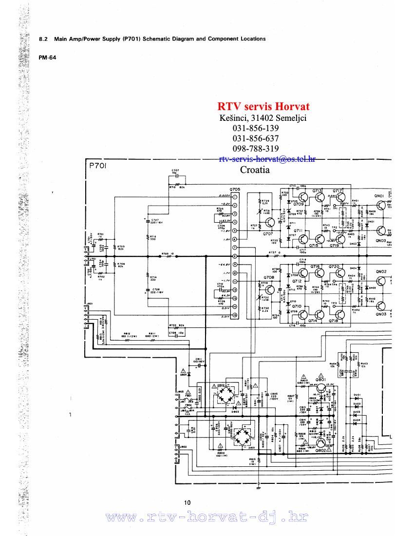 Marantz PM 64 Schematic