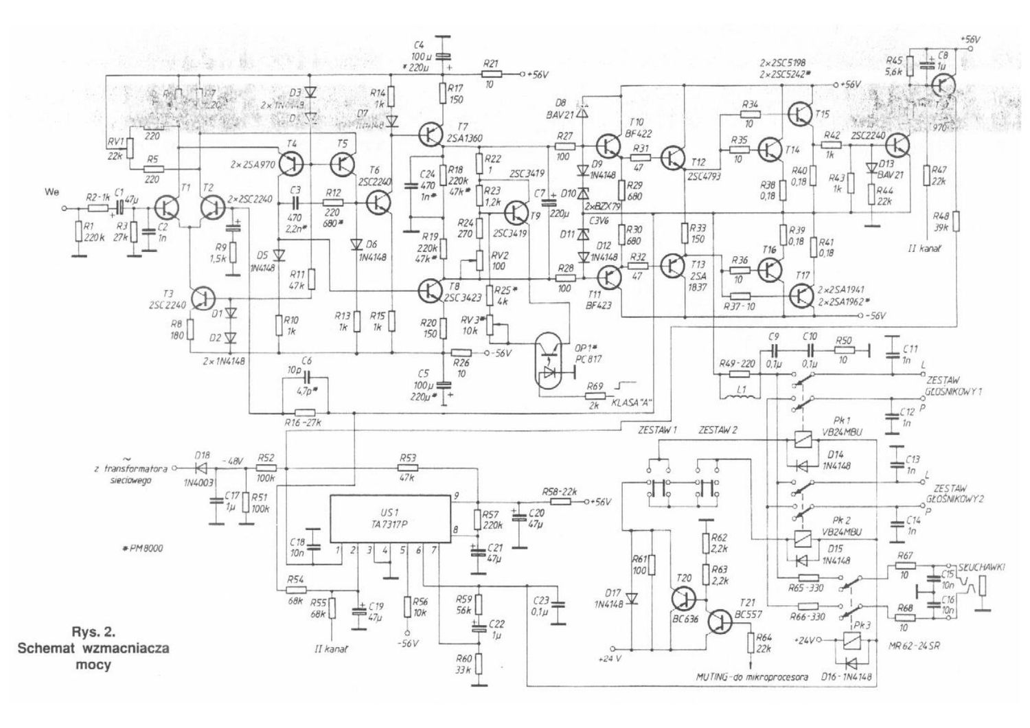 Marantz PM 7000 Schematic 2