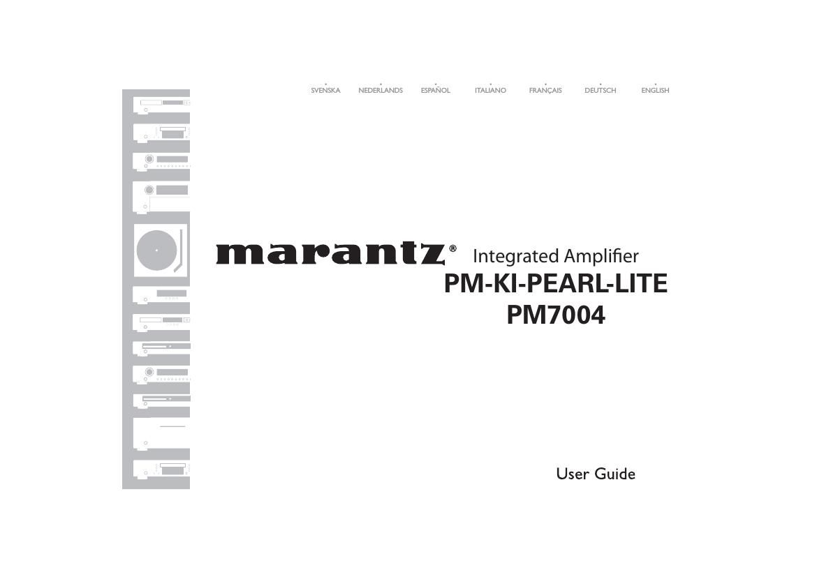 Marantz PM 7004 Owners Manual