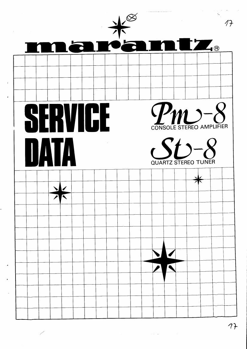 Marantz PM 8 Service Manual