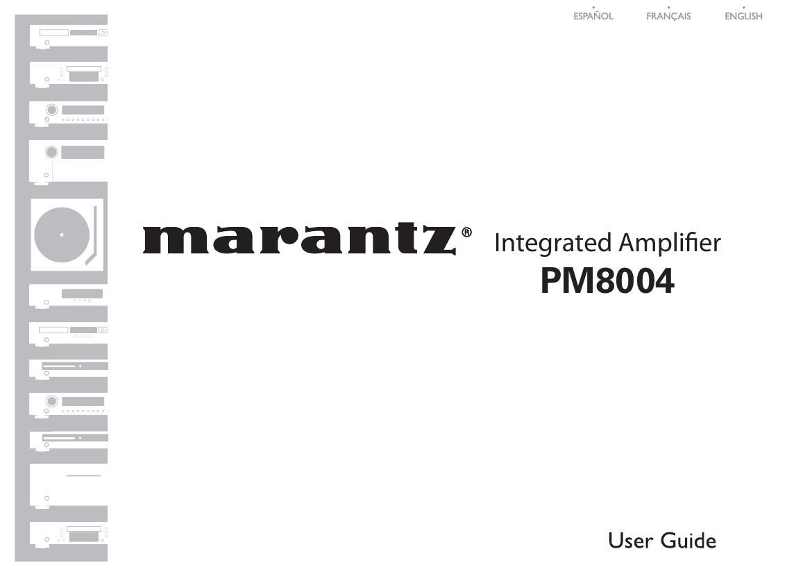 Marantz PM 8004 Owners Manual