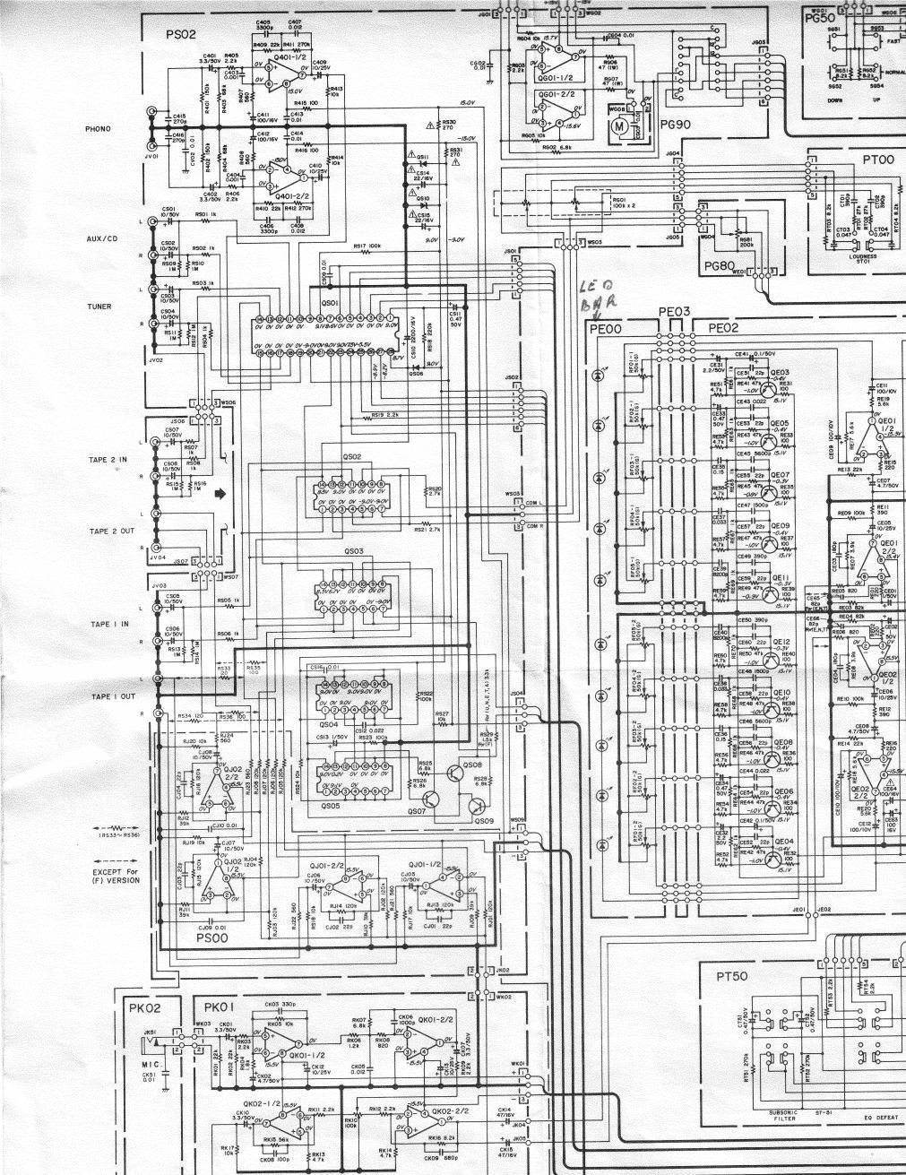 marantz pm 520dc schematic