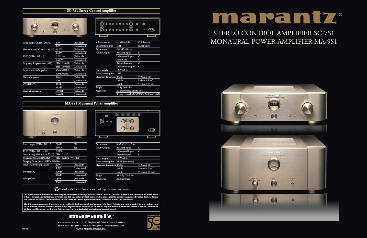 Marantz SC 7 S 1 Brochure
