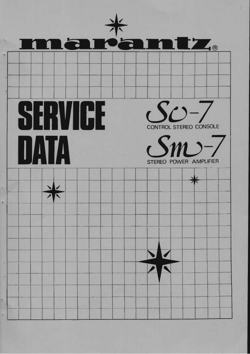 Marantz SC 7 Service Manual