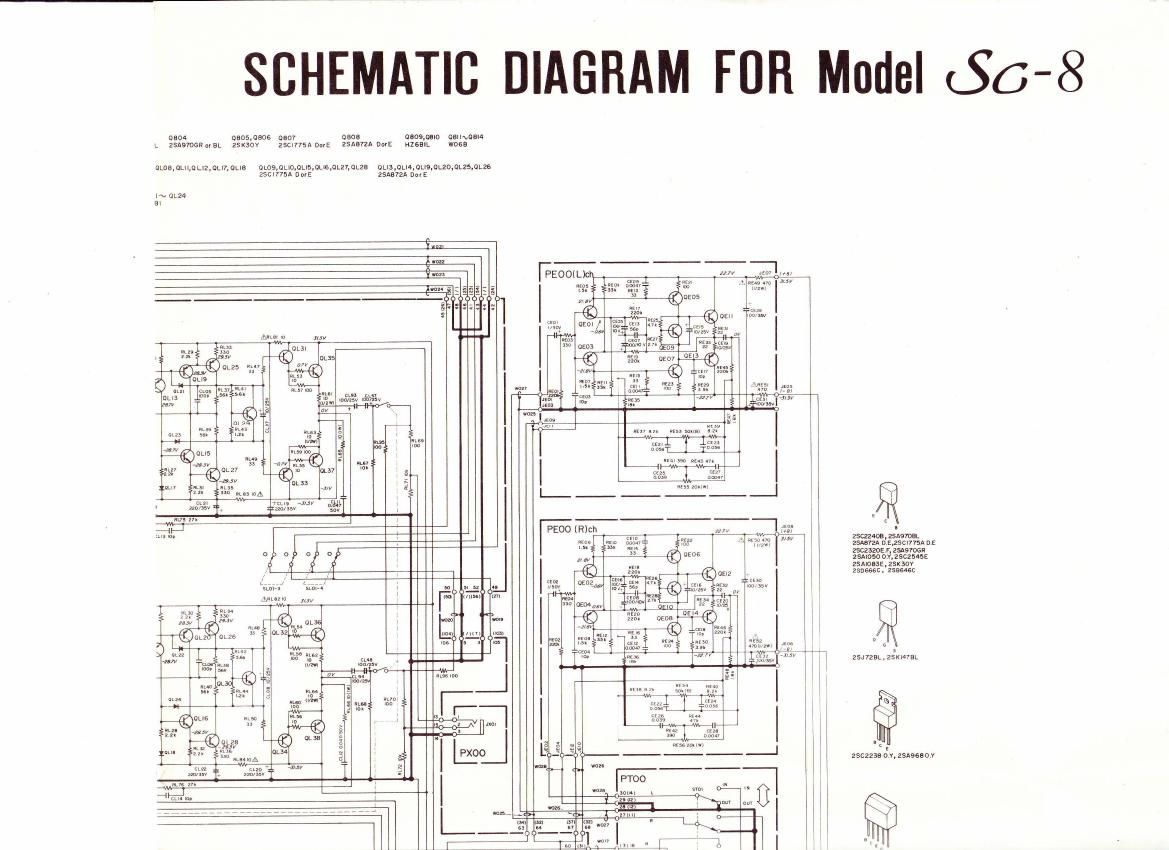 Marantz SC 8 Schematic