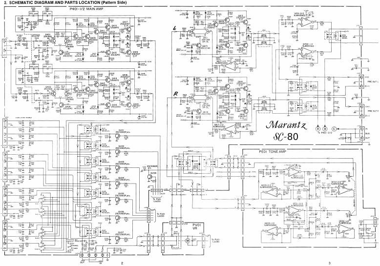 Marantz SC 80 Schematic