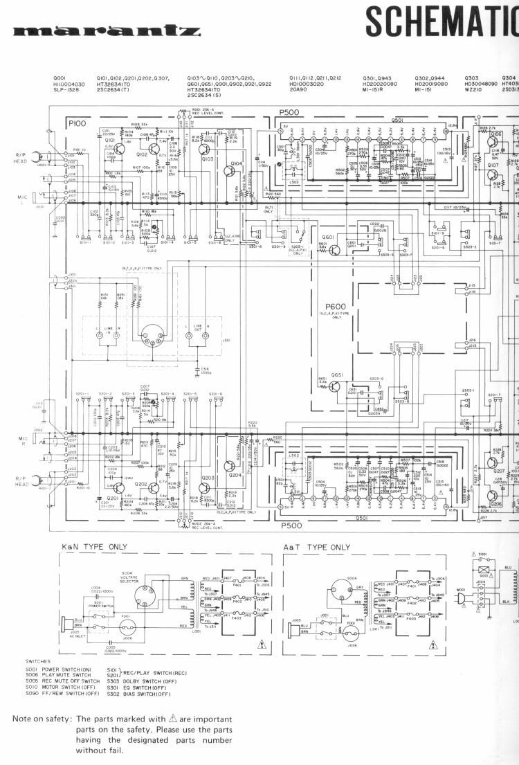 Marantz SD 1000 Schematic