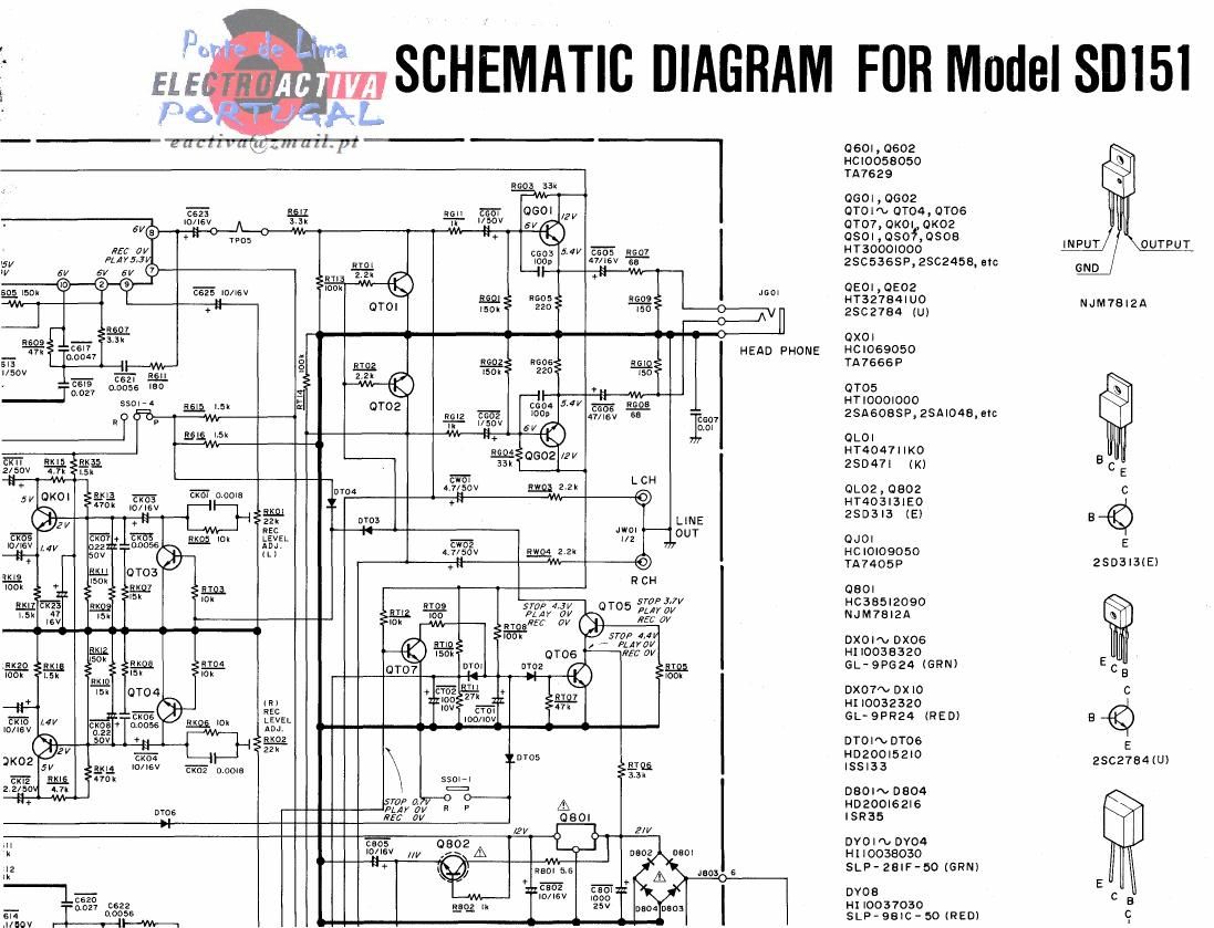 Marantz SD 151 Schematic