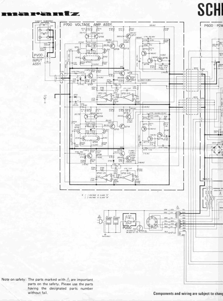 Marantz SM 6 Schematic