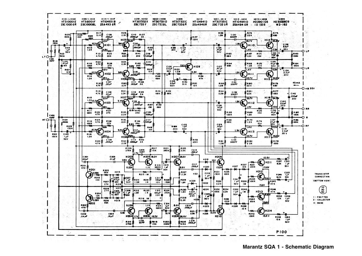 Marantz SQA 1 Schematic