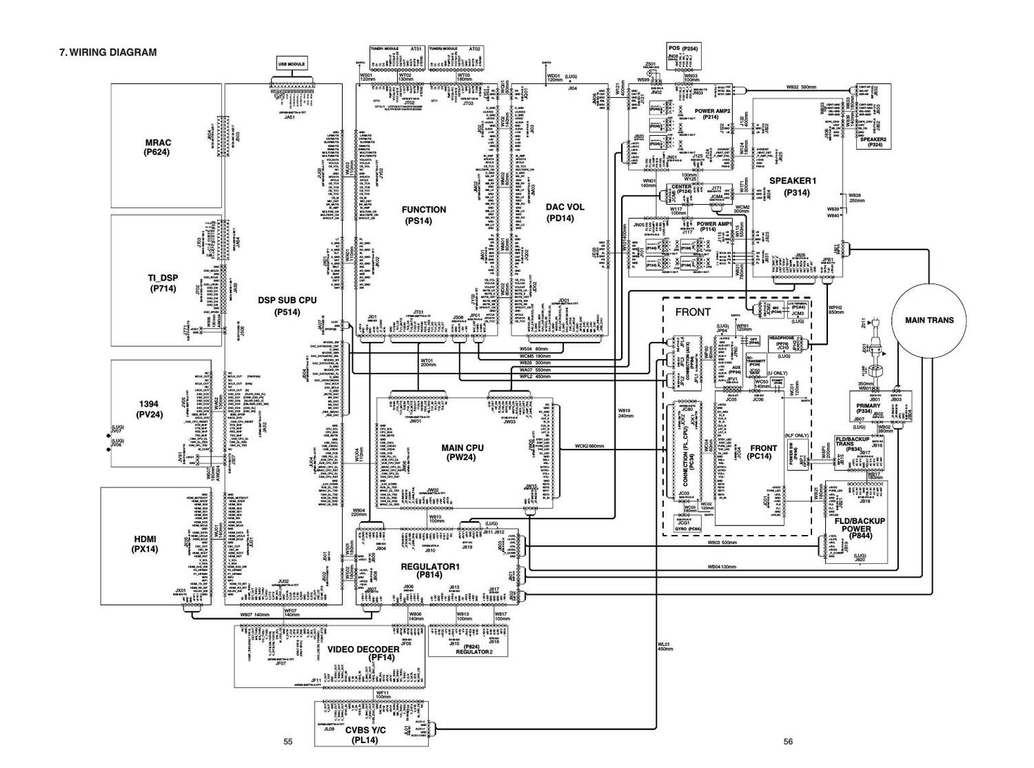 Marantz SR 9600 Schematic