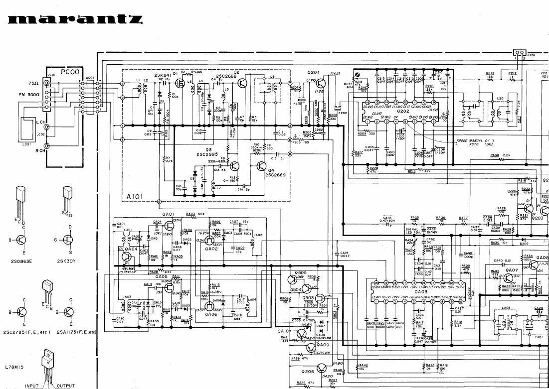 Marantz ST 151 L Schematic