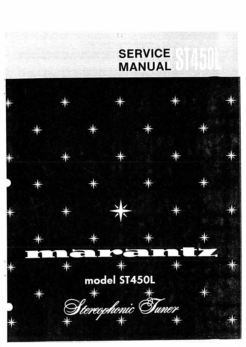 Marantz ST 450 L Service Manual