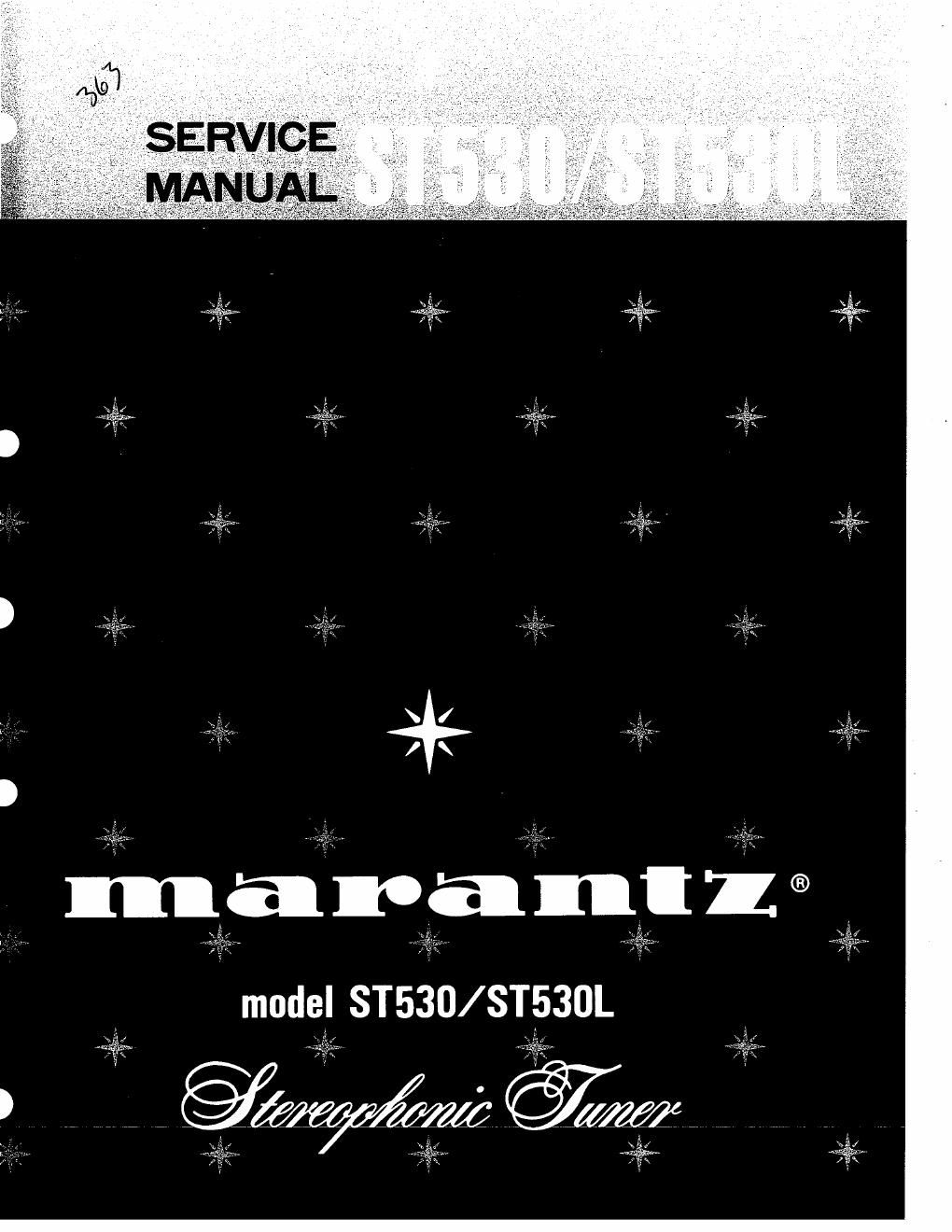 marantz st 530 530l service en