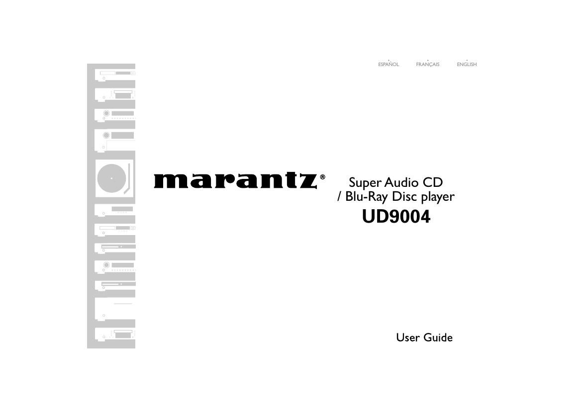 Marantz UD 9004 Owners Manual