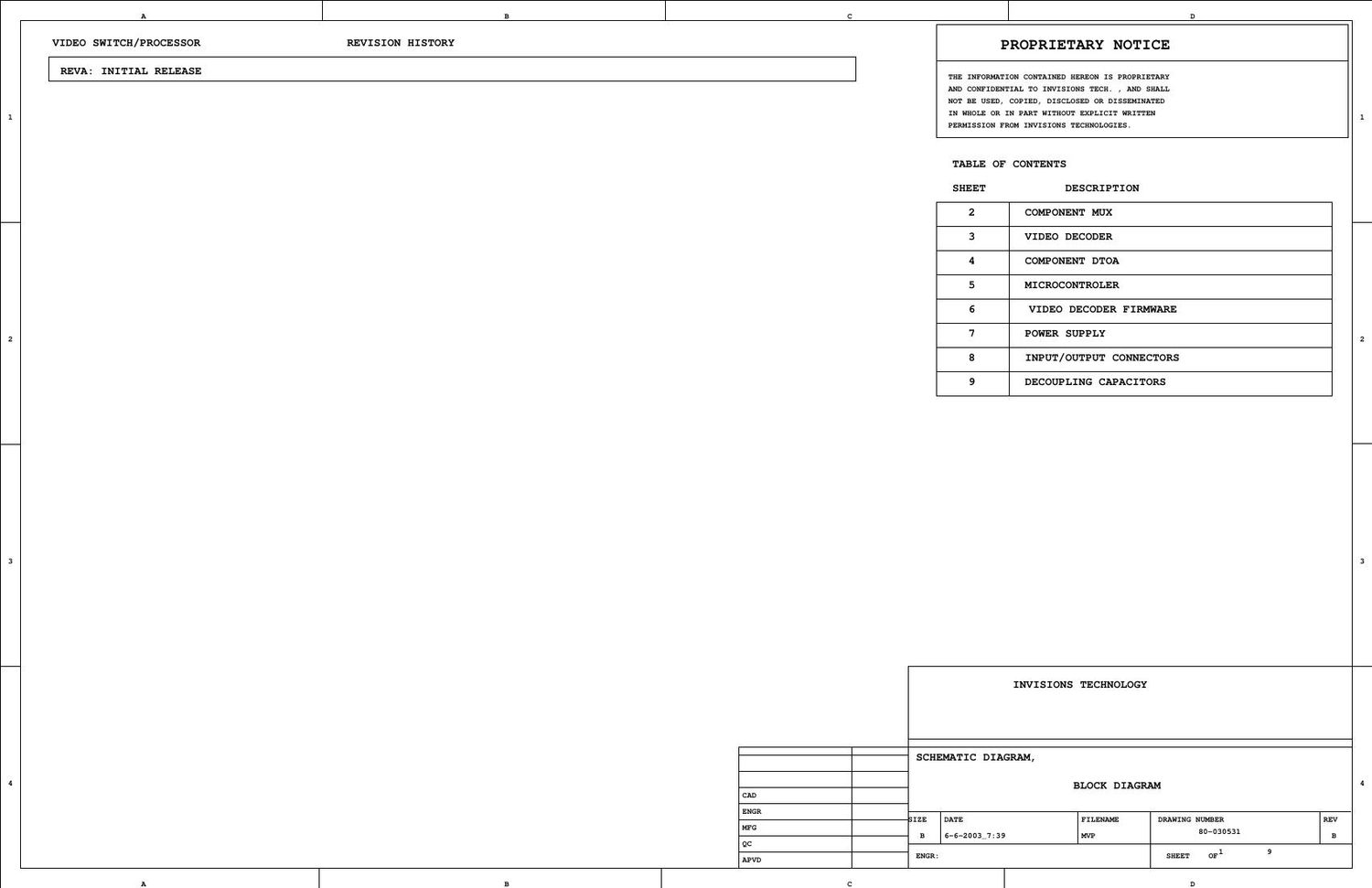 Marantz VQ 2400 Schematic