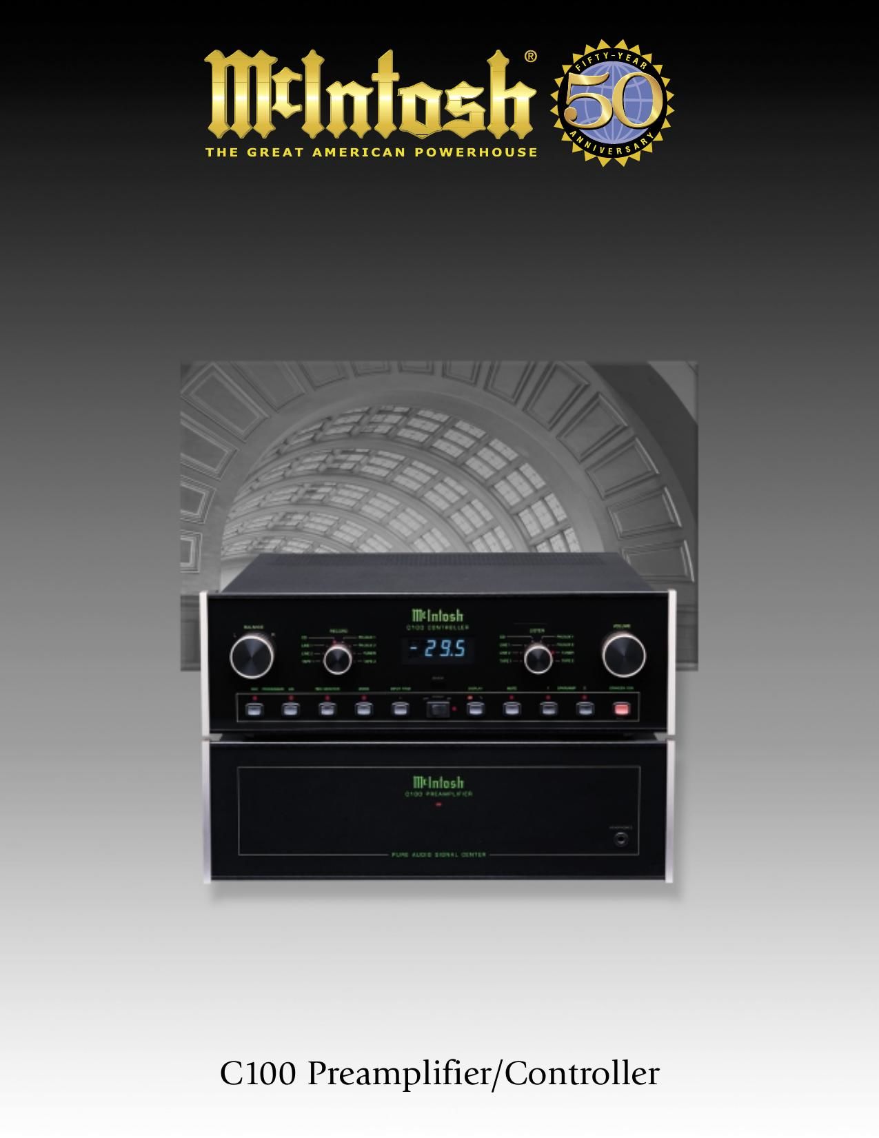 McIntosh C 100 Brochure