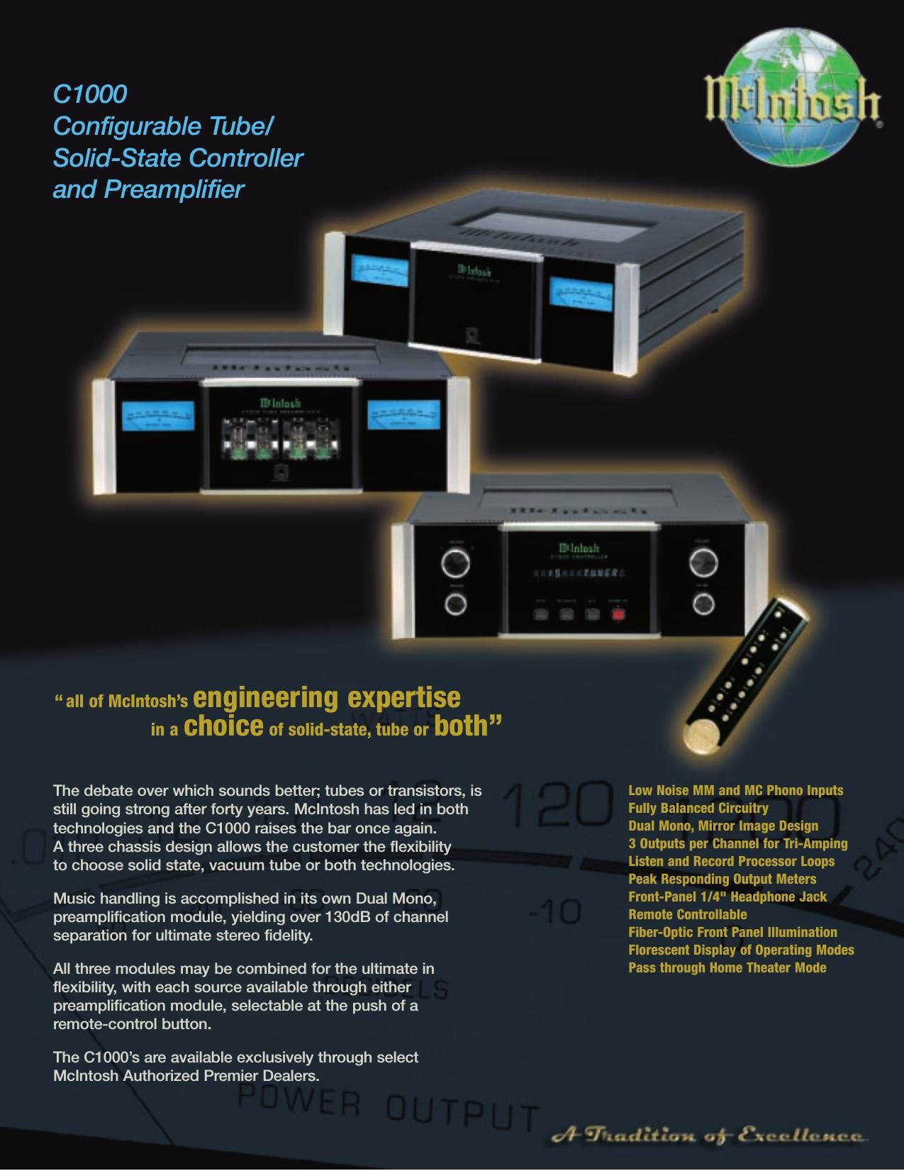 McIntosh C 1000 Brochure