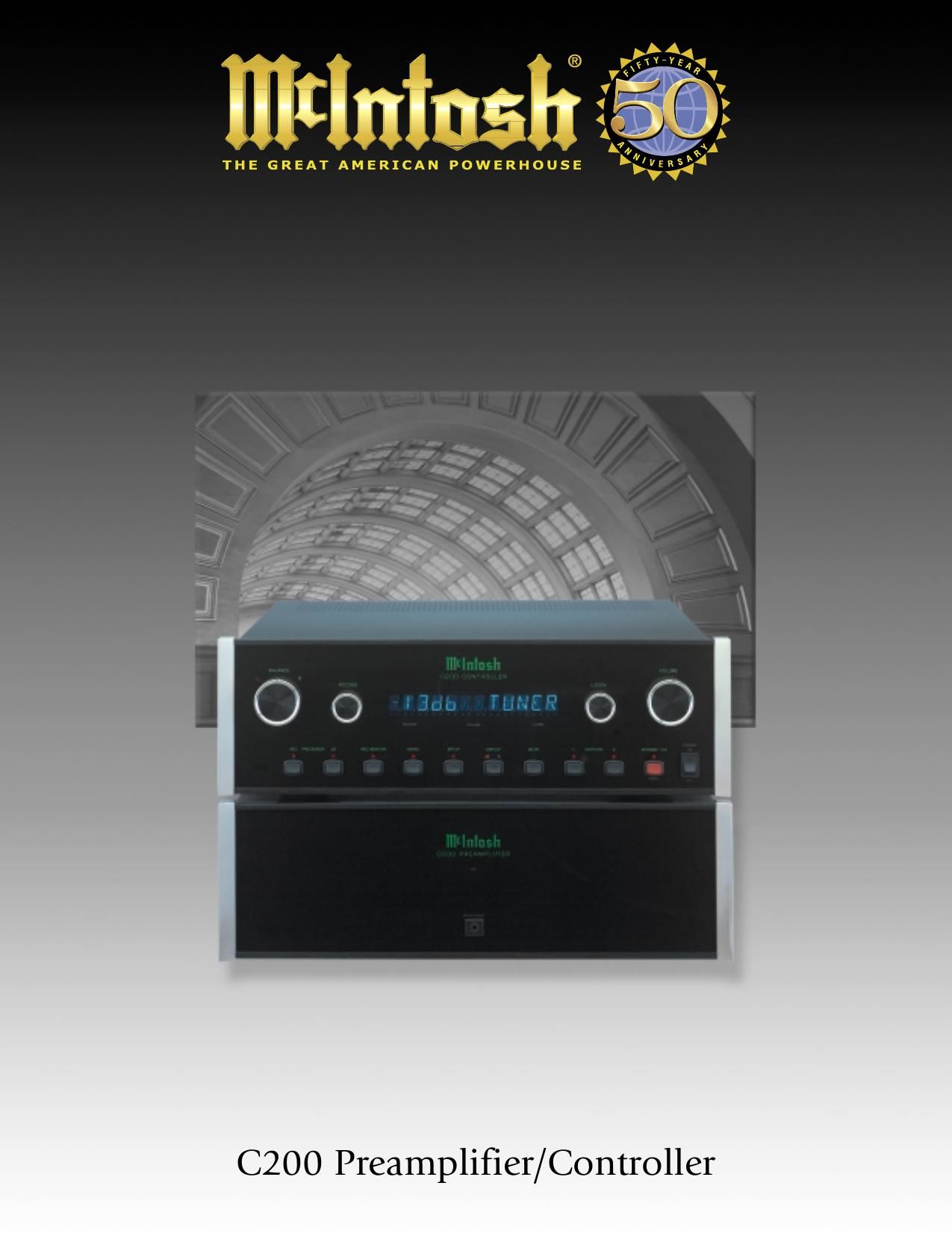 McIntosh C 200 Brochure