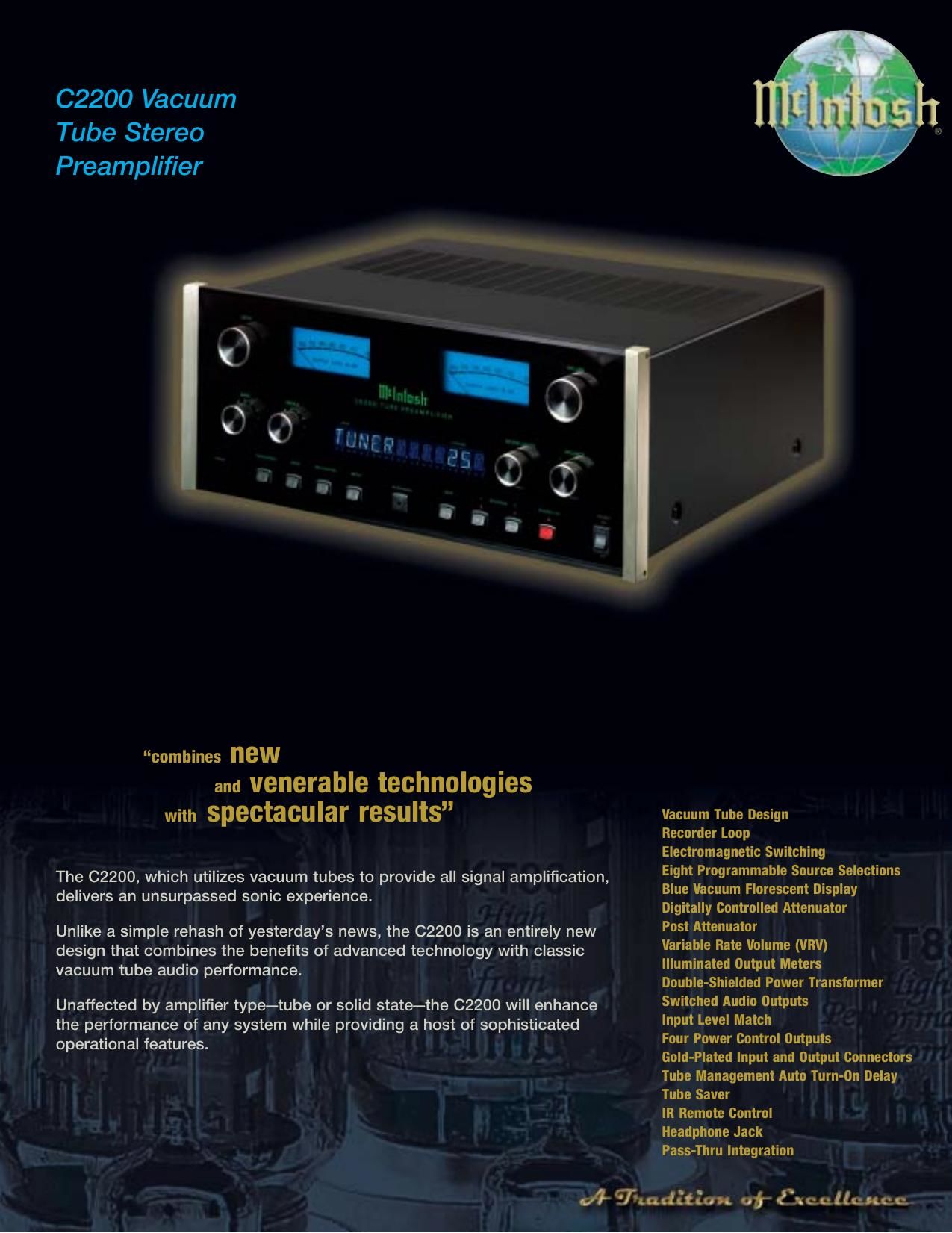 McIntosh C 2200 Brochure