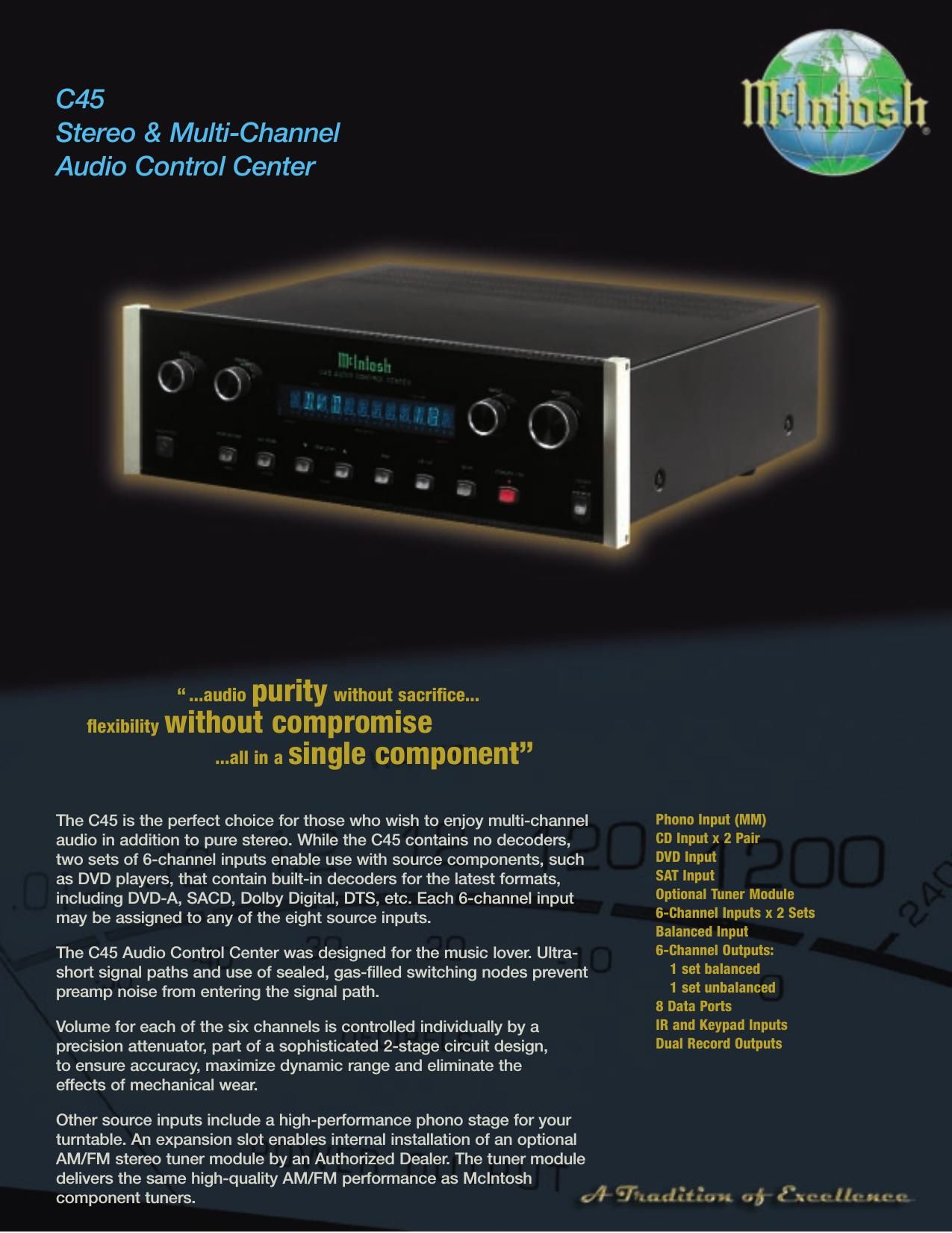 McIntosh C 45 Brochure