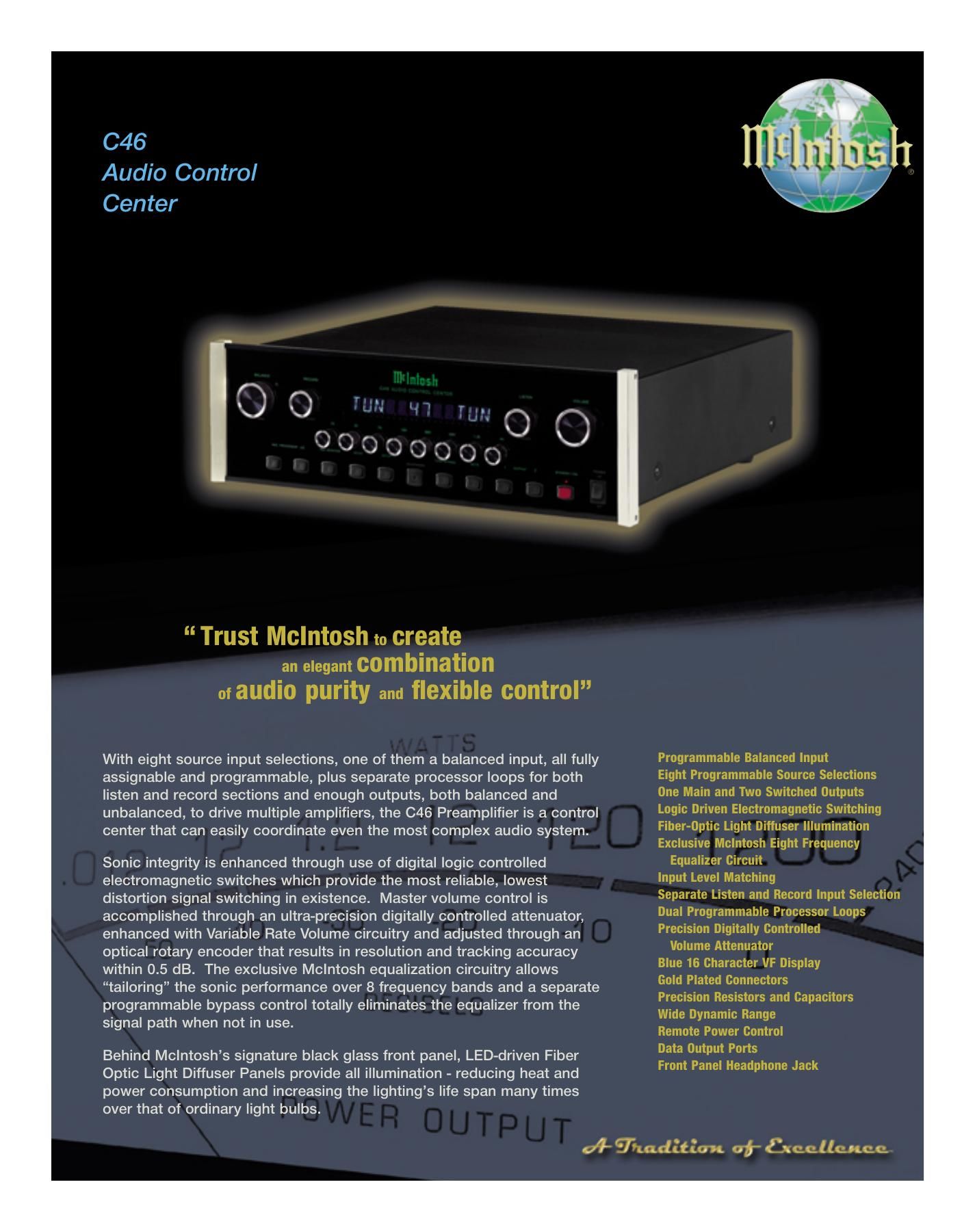 McIntosh C 46 Brochure