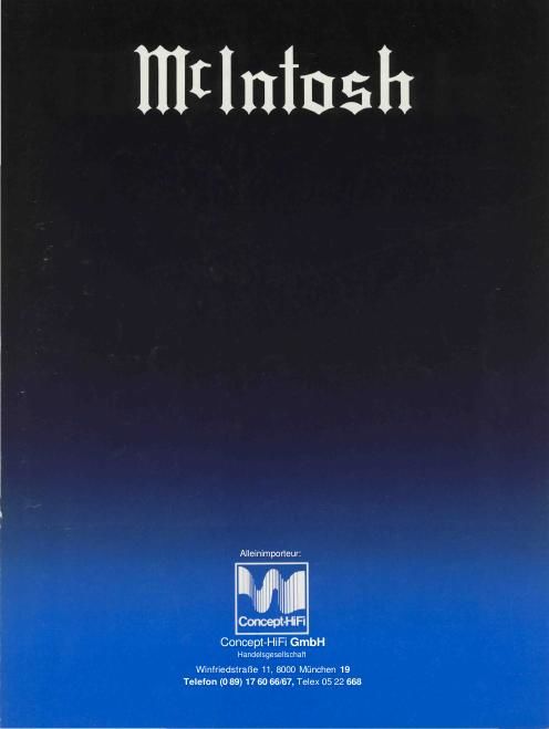mcintosh c 33 brochure