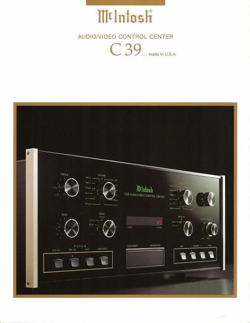 mcintosh c 39 brochure