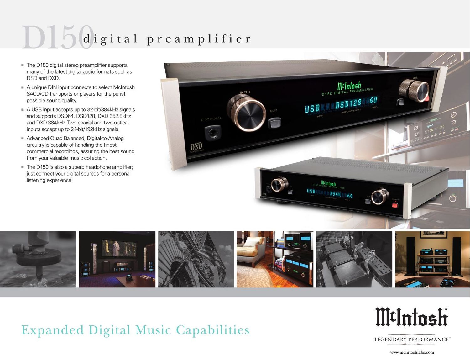 McIntosh D150 Brochure