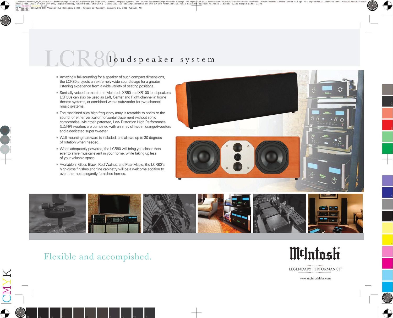 McIntosh LCR 80 Brochure