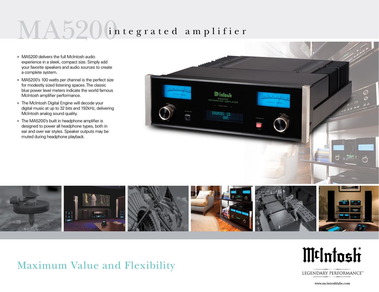McIntosh MA 5200 Brochure