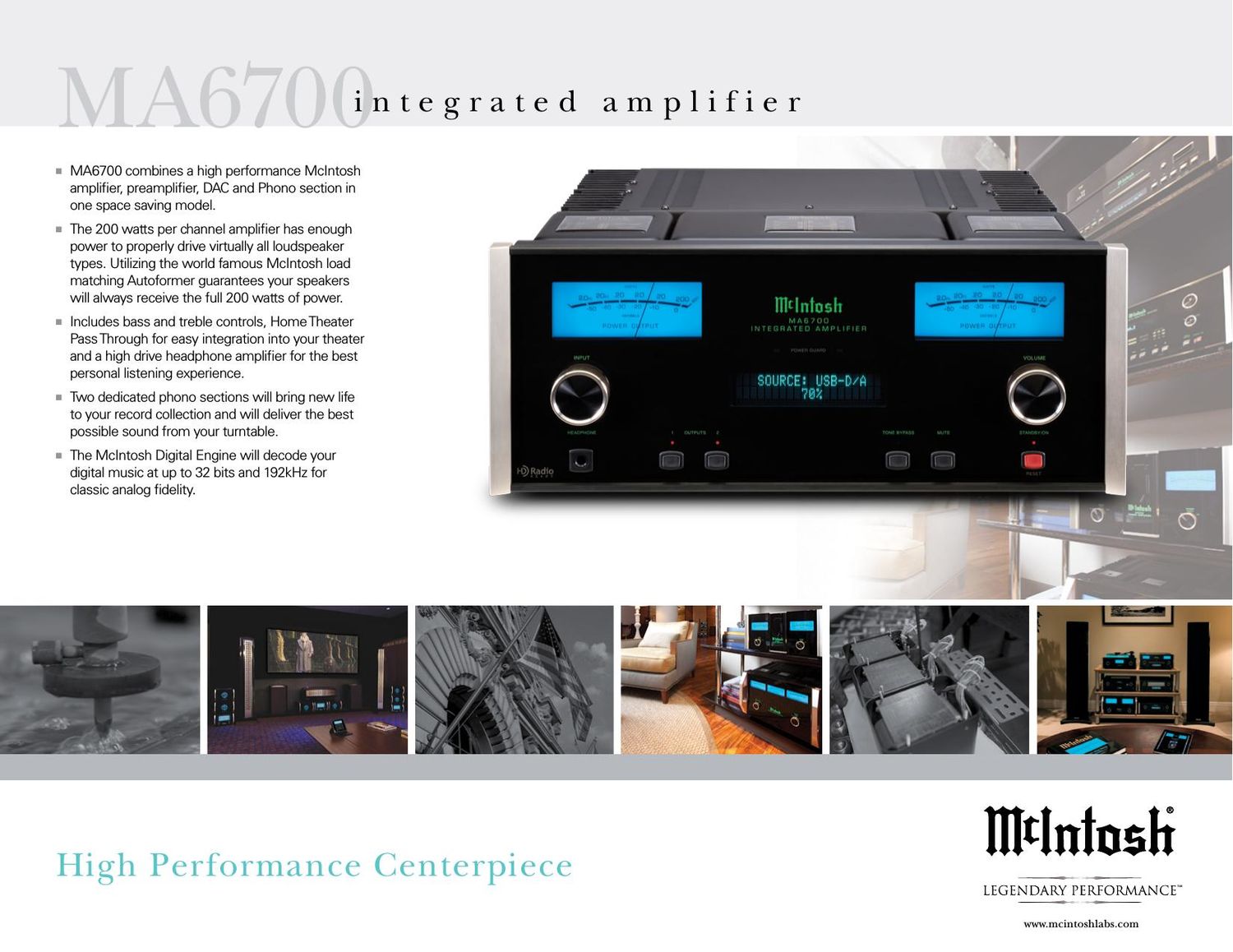 McIntosh MA 6700 Brochure