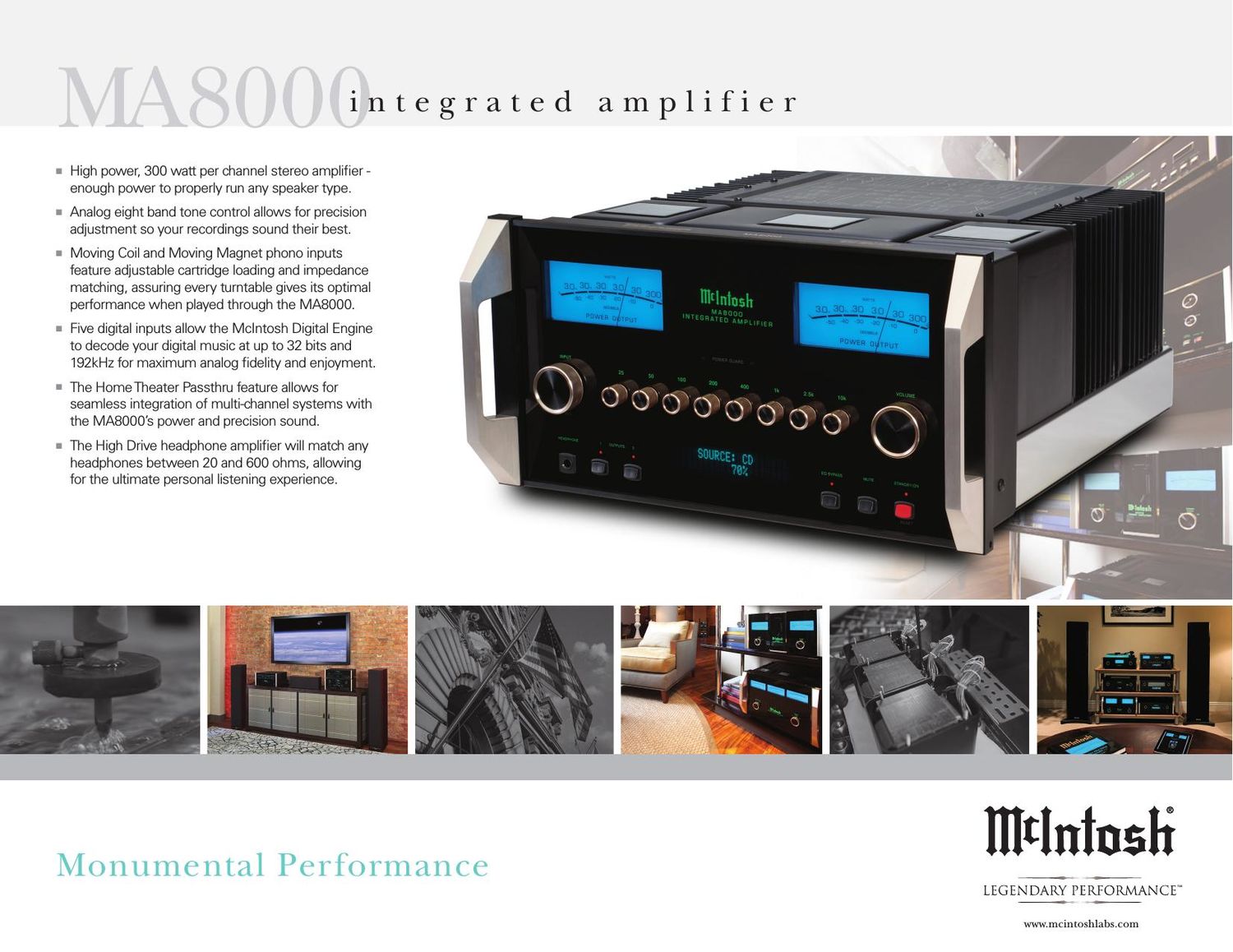 McIntosh MA 8000 Brochure