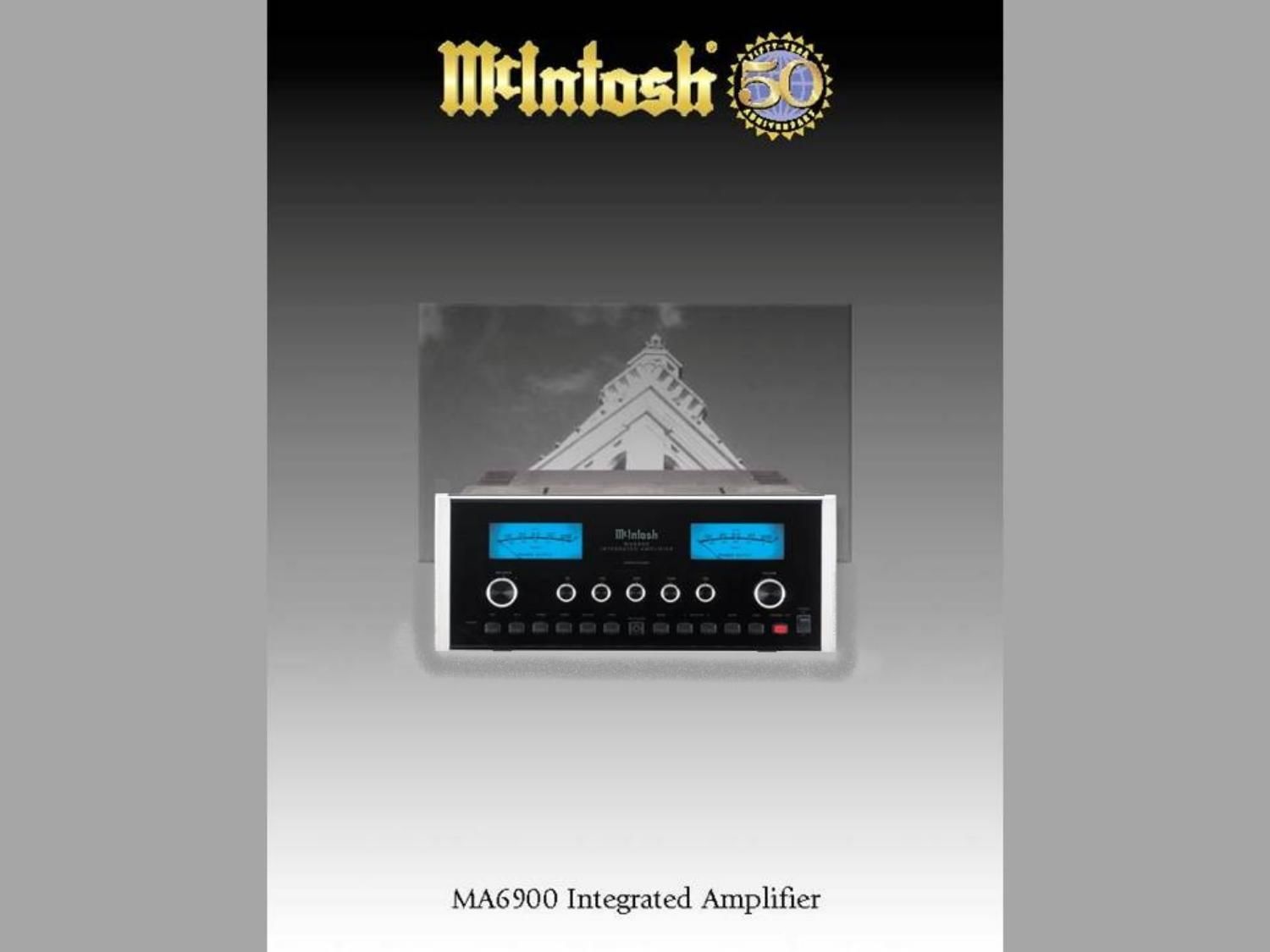 McIntosh ma 6900 Brochure