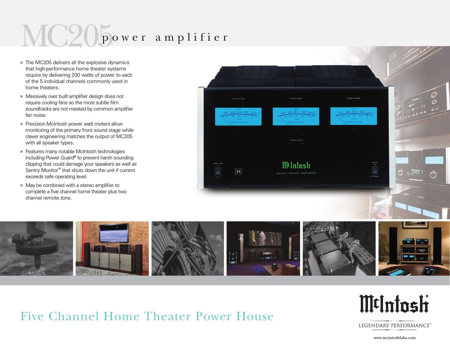 McIntosh MC 205 Brochure