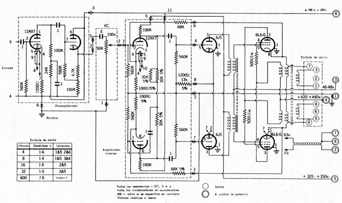 McIntosh MC 50 Schematic