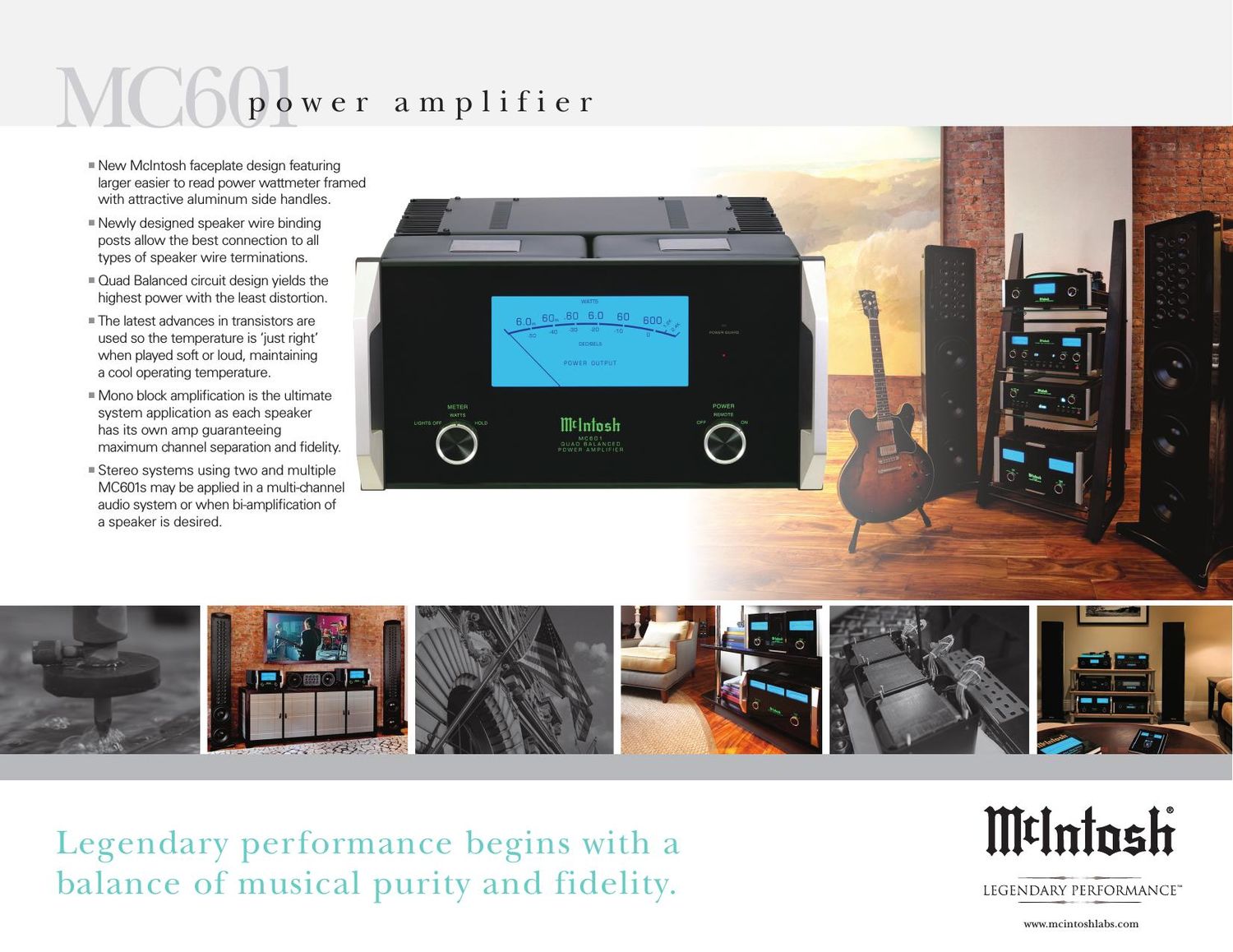 McIntosh MC 601 Brochure