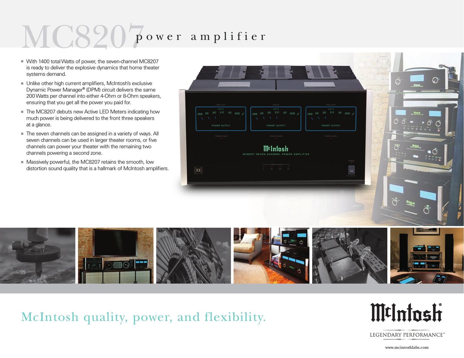 McIntosh MC 8207 Brochure