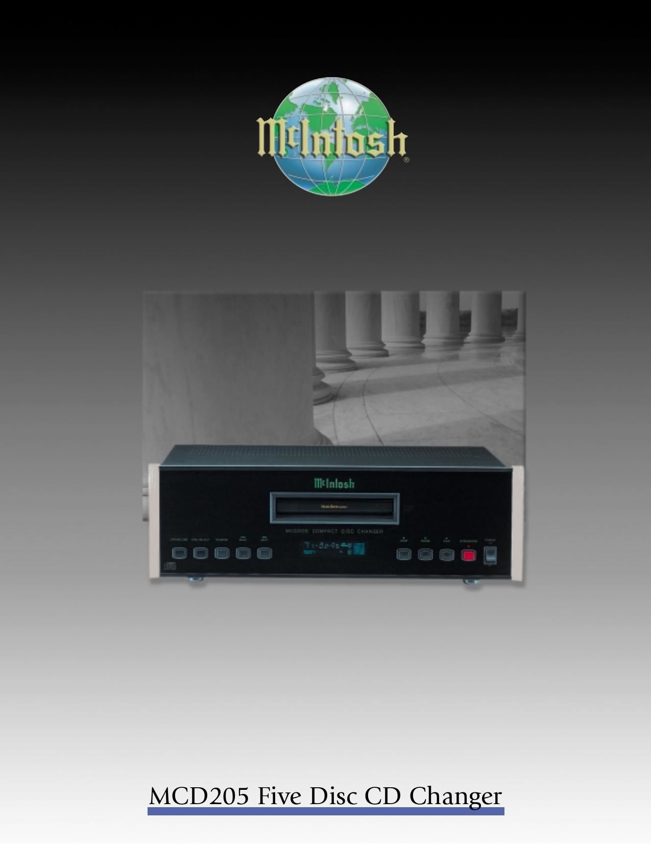 McIntosh MCD 205 Brochure