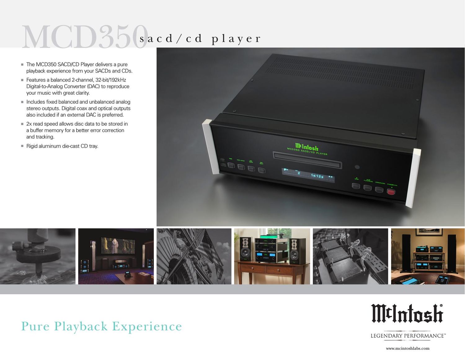 McIntosh MCD 350 Brochure