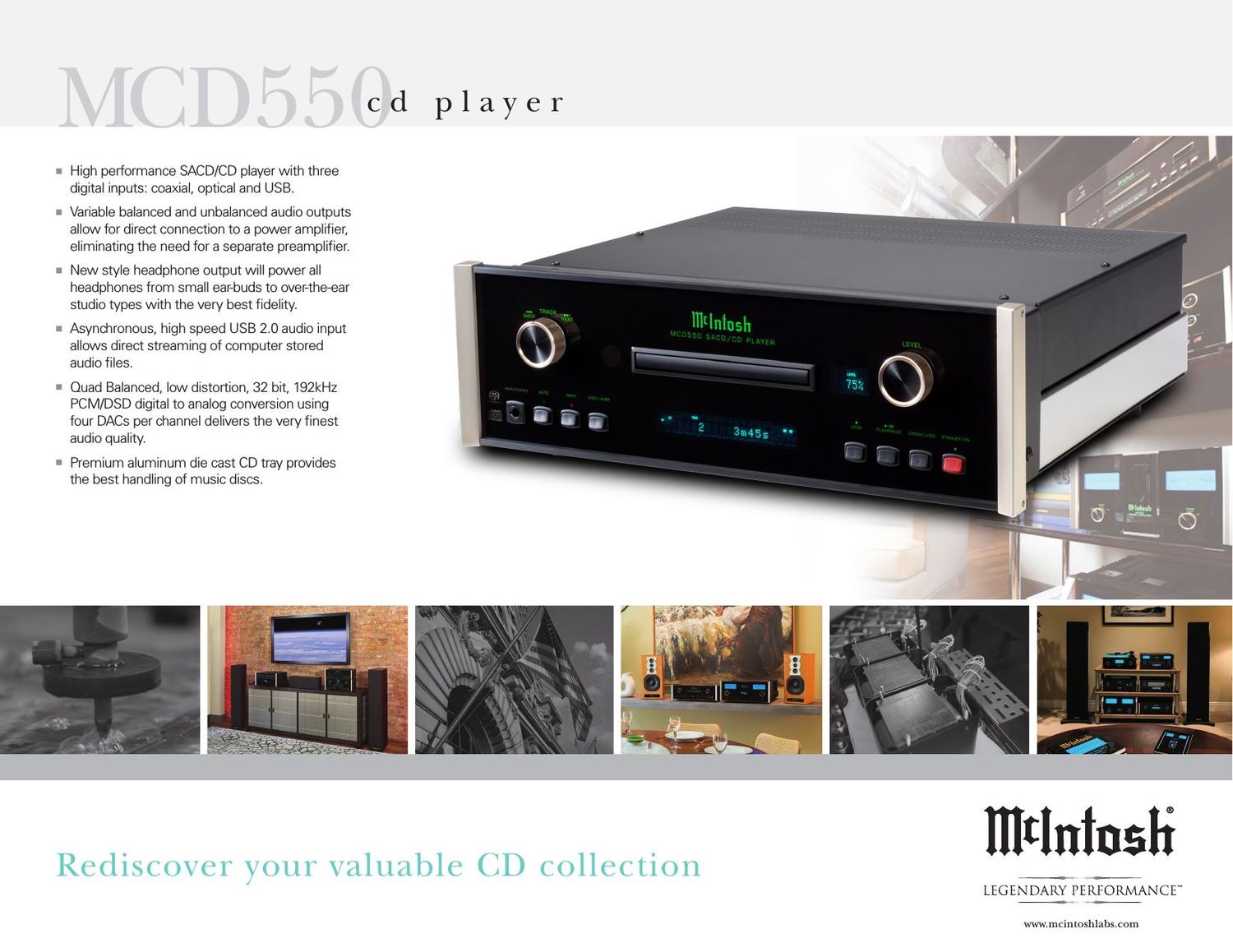 McIntosh MCD 550 Brochure