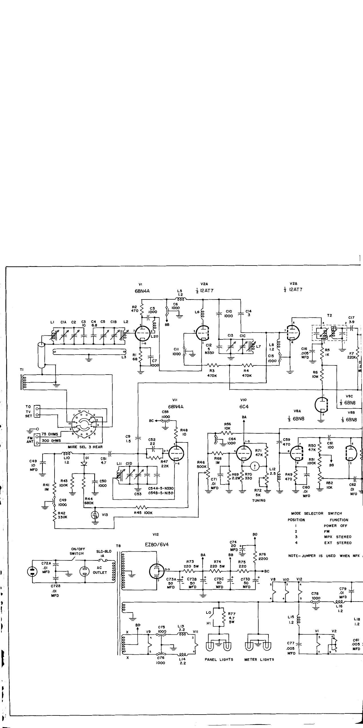 McIntosh MR 65 Schematic