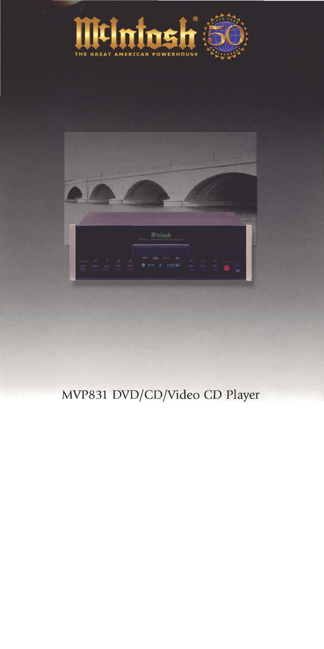 McIntosh MVP 831 Brochure