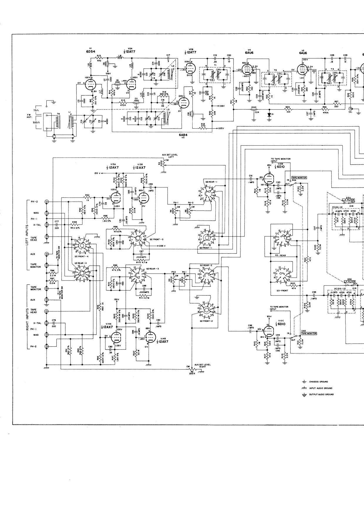 McIntosh MX 110 Schematic