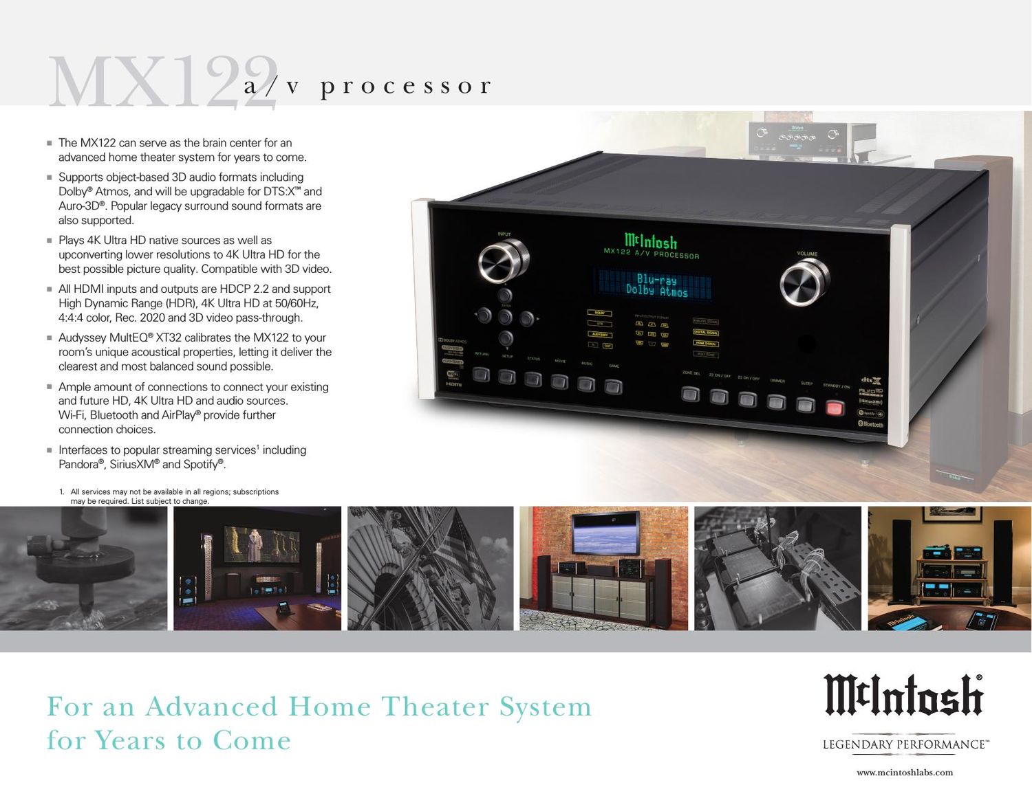 McIntosh MX 122 Brochure