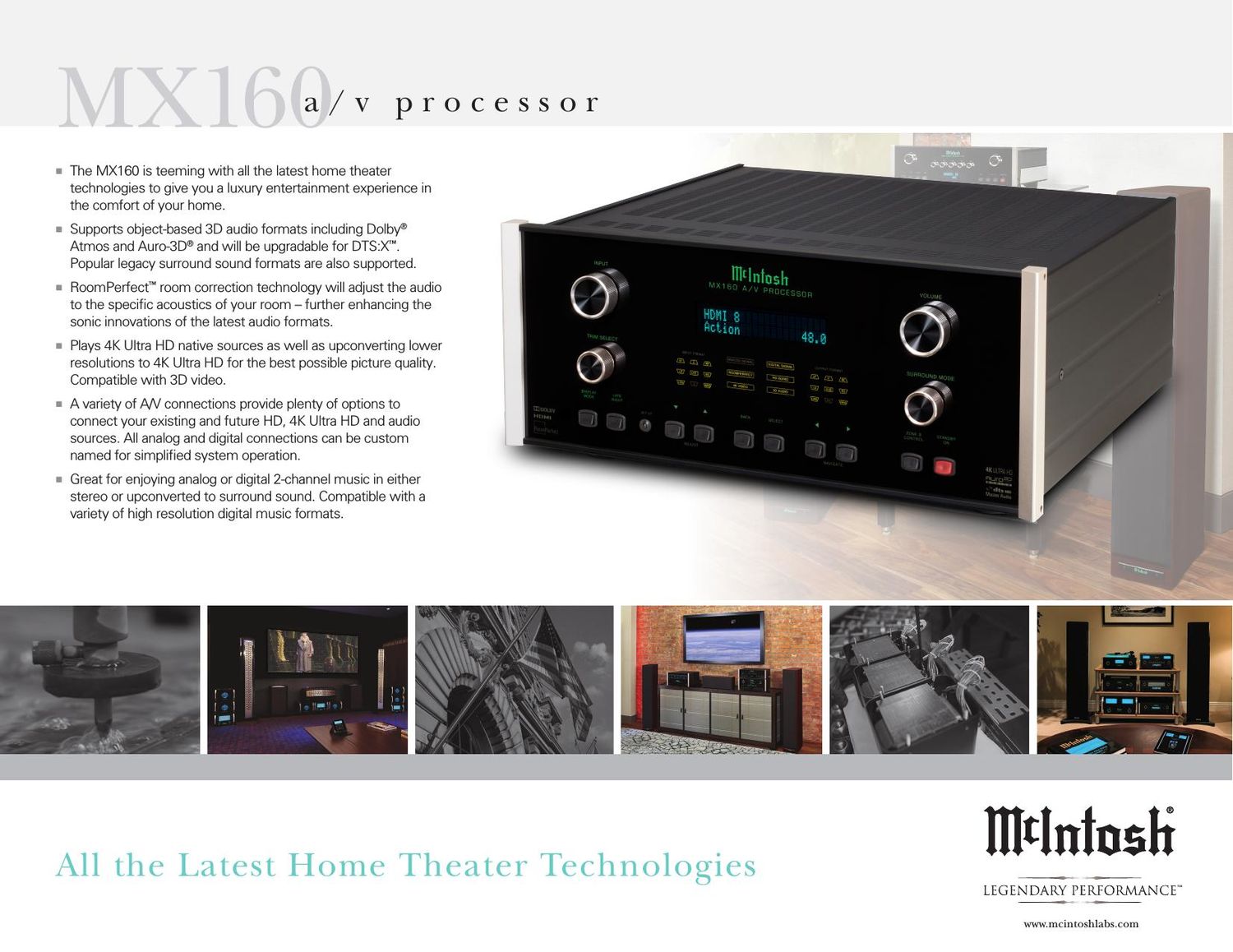 McIntosh MX 160 Brochure