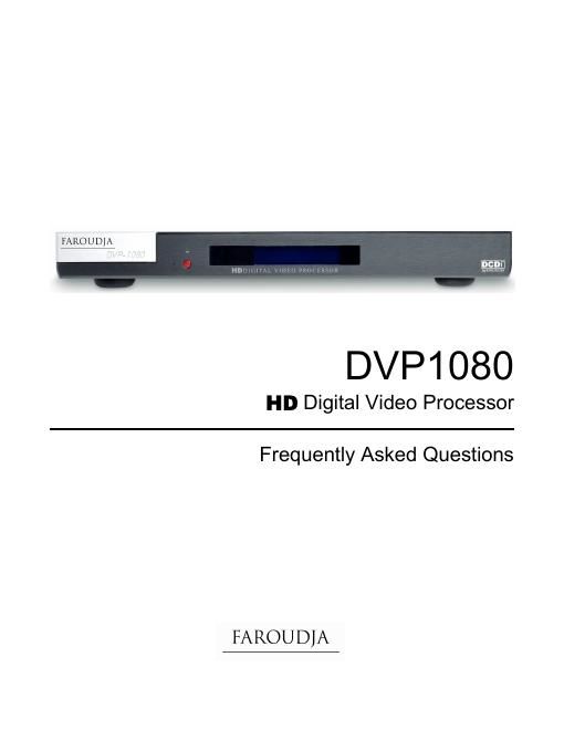 meridian audio dvp 1080 owners manual