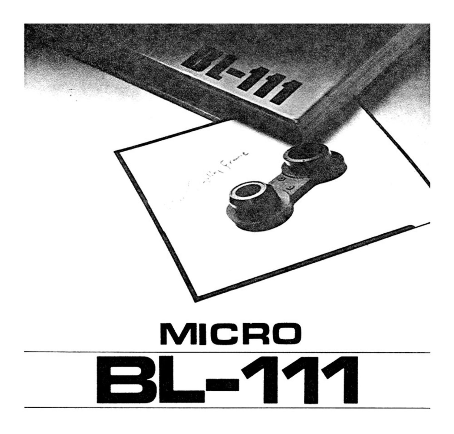 micro seiki bl 111 owners manual