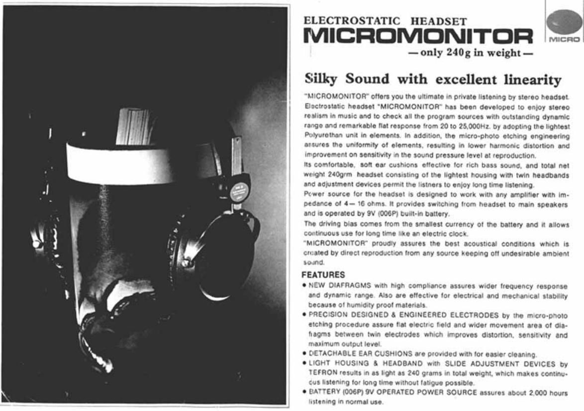 micro seiki micro monitor brochure