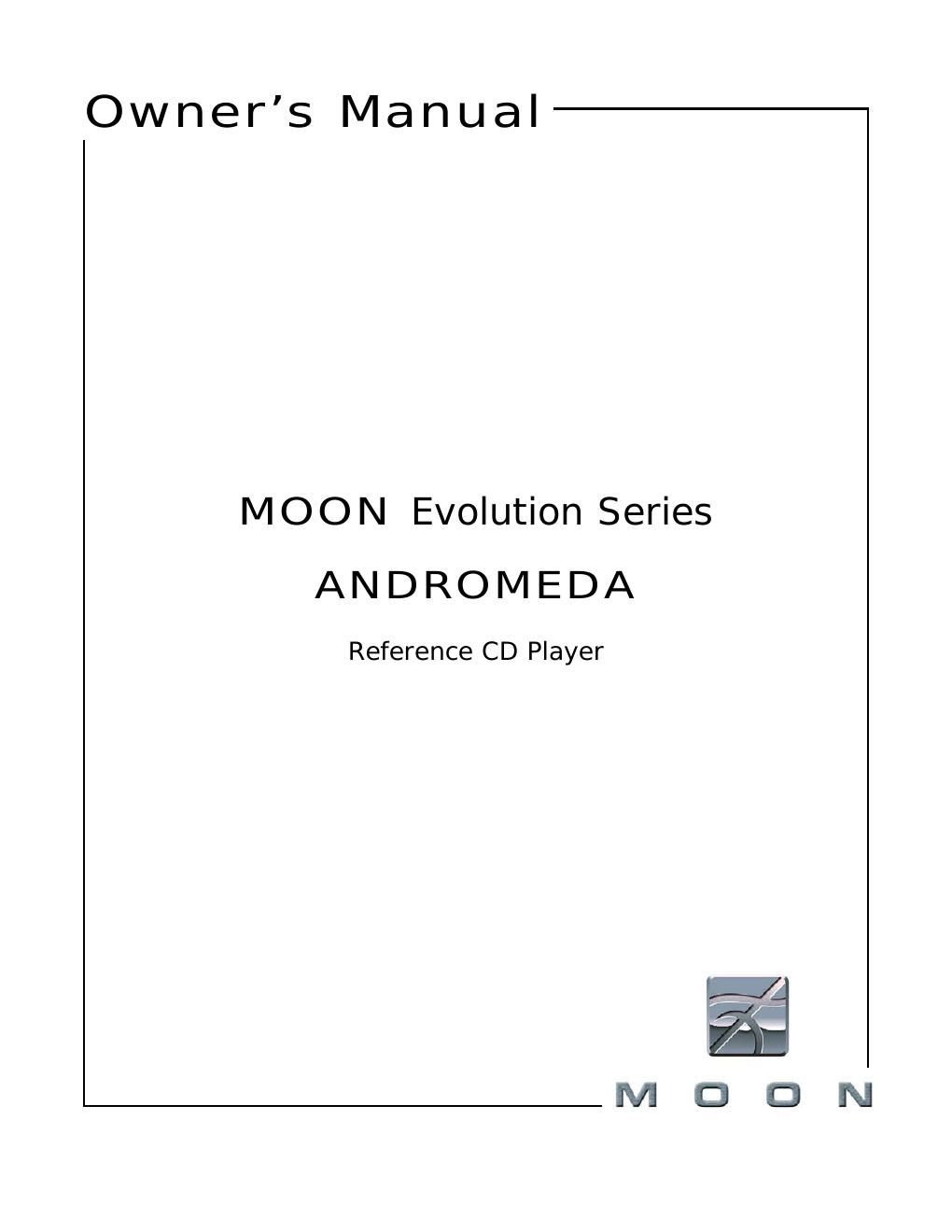 moon andromeda owners manual